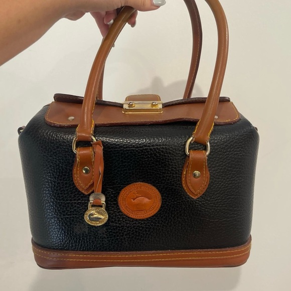 None Handbags - Black and Brown Doctors Bag
